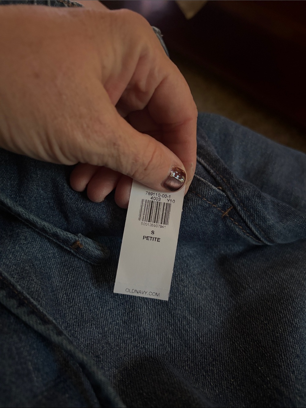Old Navy High-Waisted Pull-On Barrel Jeans Medium Wash NWT SP Baggy Streetwear - Picture 5 of 10